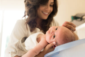 limpieza y baño del bebé